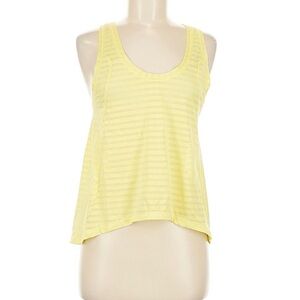 ZYIA Active Yellow Nimbus Women's Split Back Workout Tank Top Racerback Shirt M